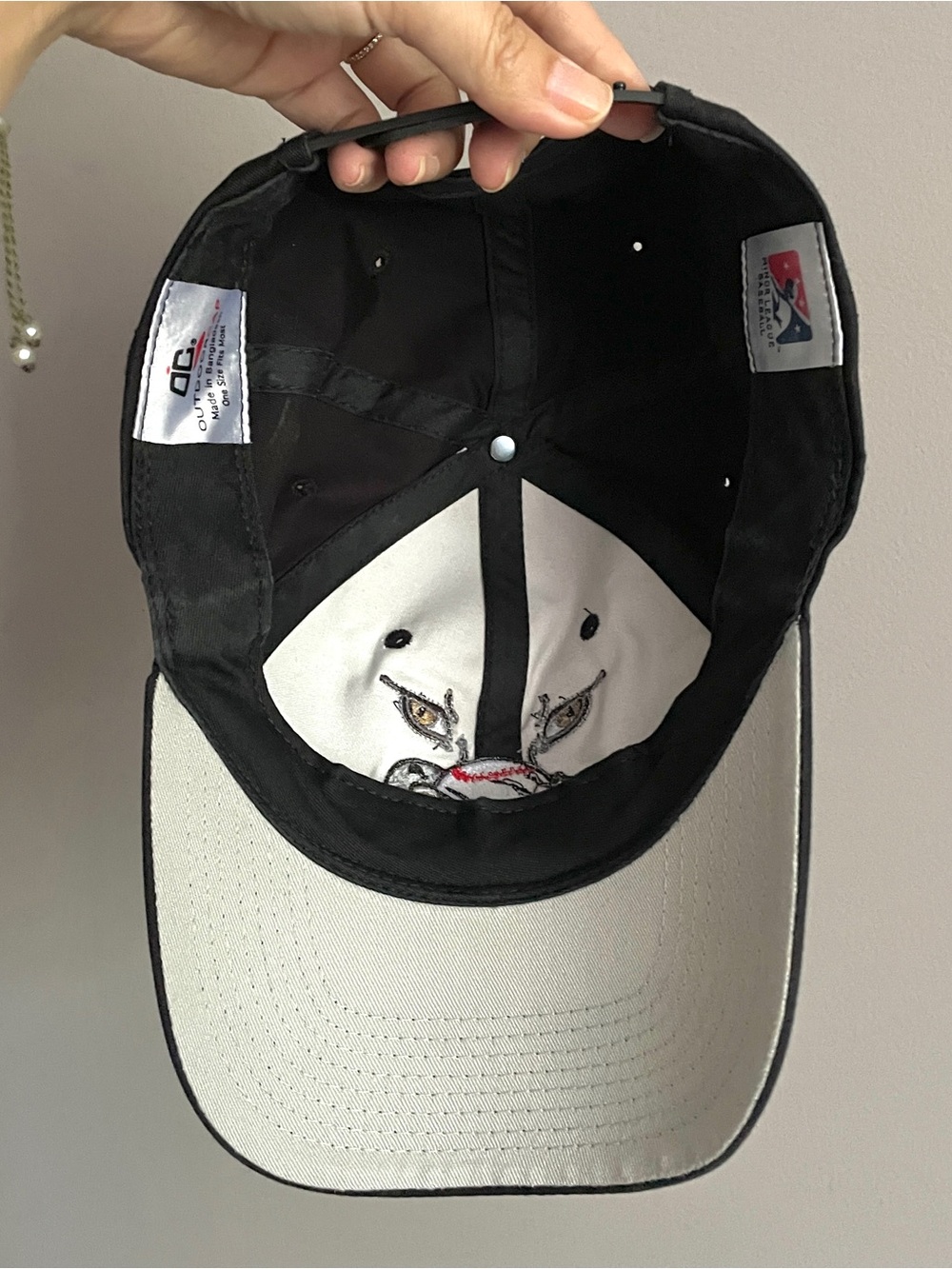Vintage Black Ottawa Lynx Minor League Baseball Cap - O/S, 90s era! - Picture 9 of 10